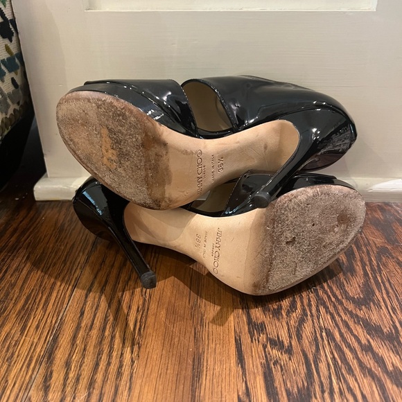 Jimmy Choo Black Patent Private Shoe - Picture 5 of 15